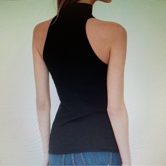 WHITE HOUSE BLACK MARKET SEQUINNED MOCK NECK TOP SIZE MEDIUM NWT! - Picture 2 of 5